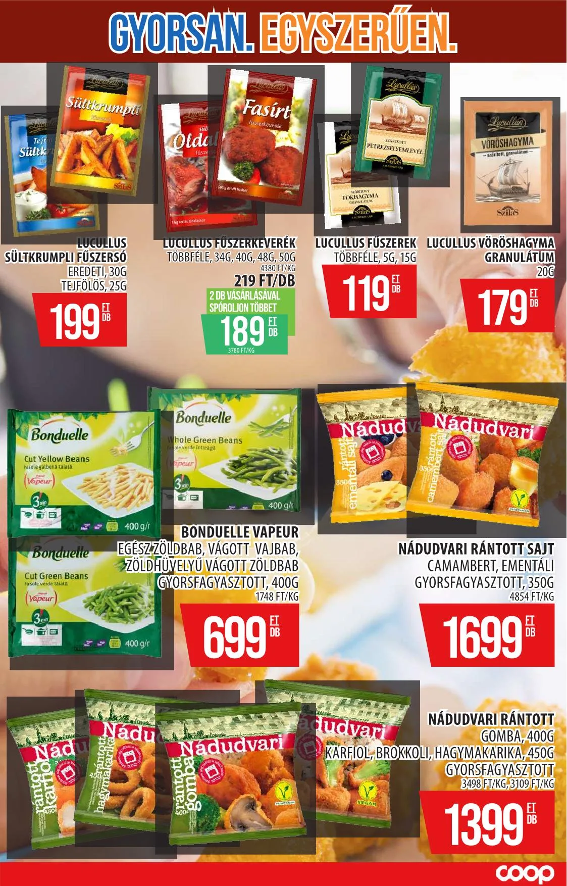 Coop akciós újság Szolnok 08.07–08.13 – 14. oldal