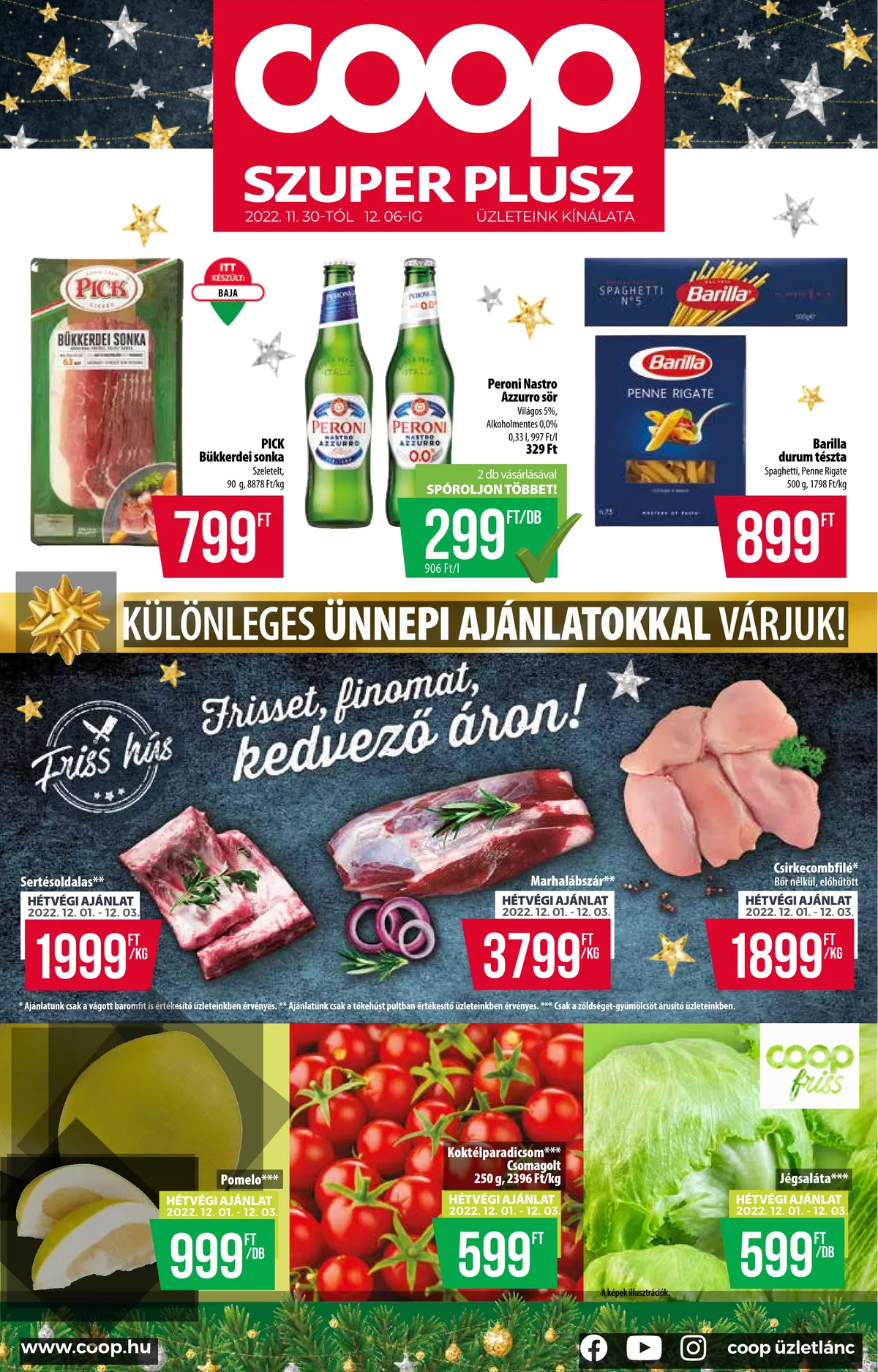Coop akciós újság Szuper 11.30–12.06