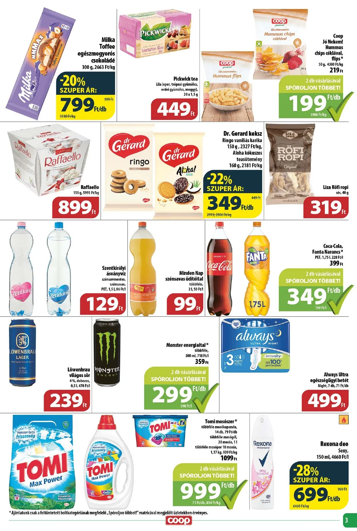 Coop akciós újság Tisza mini 02.16–02.22 – 3. oldal