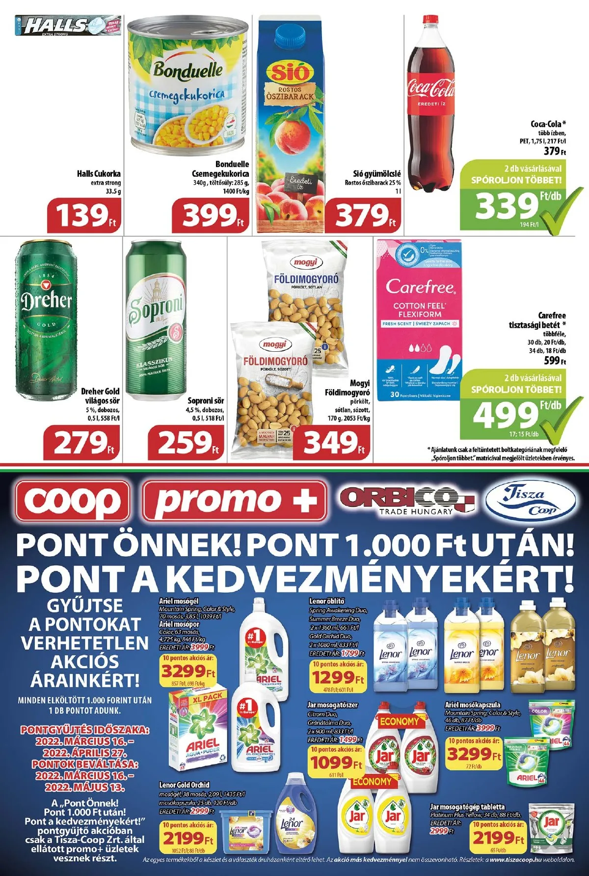 Coop akciós újság Tisza mini 03.16–03.22 – 3. oldal