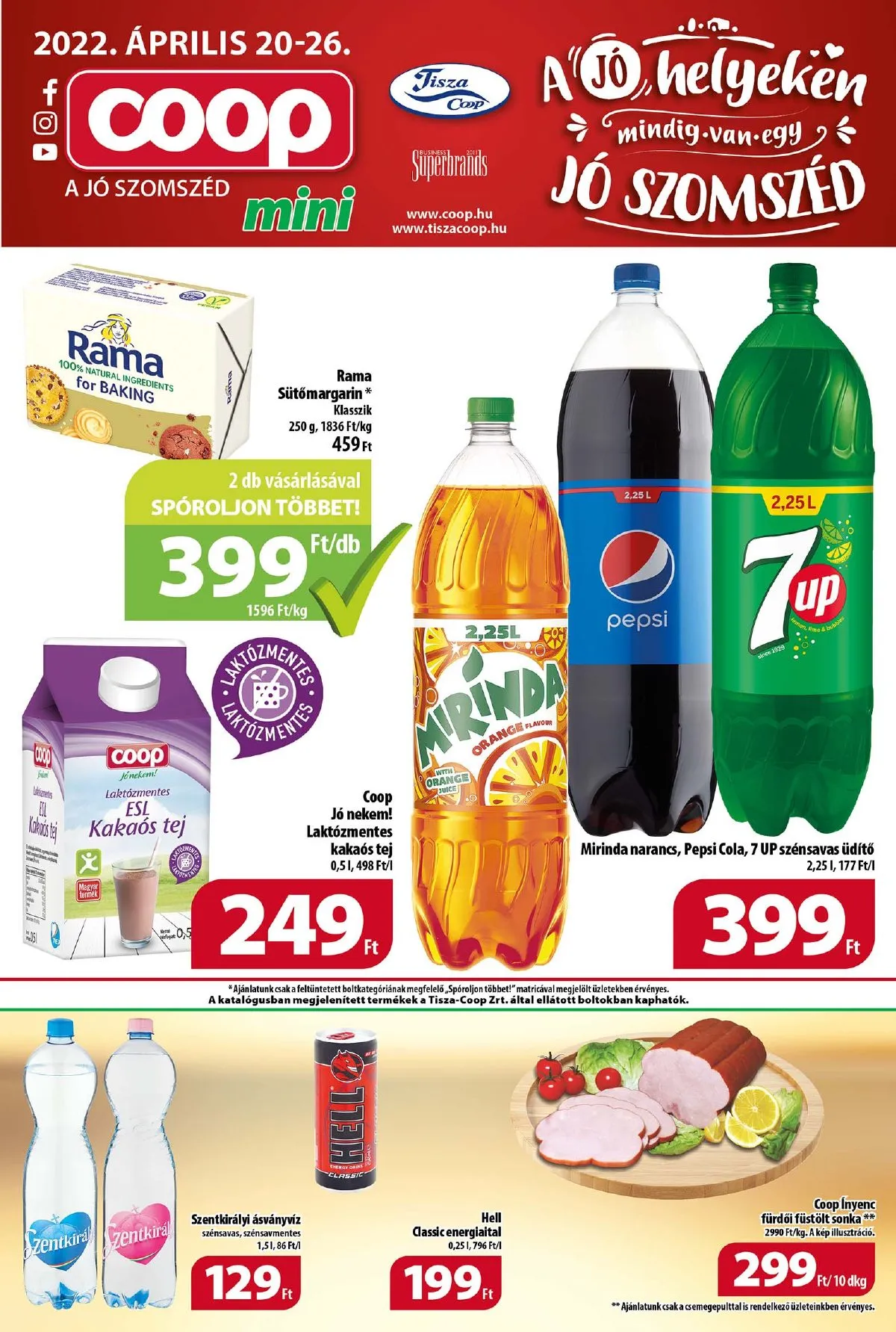 Coop akciós újság Tisza mini 04.20–04.26