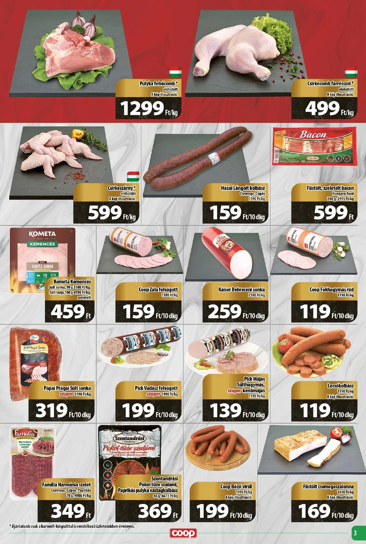 Coop akciós újság Tisza 01.26–02.01 – 3. oldal