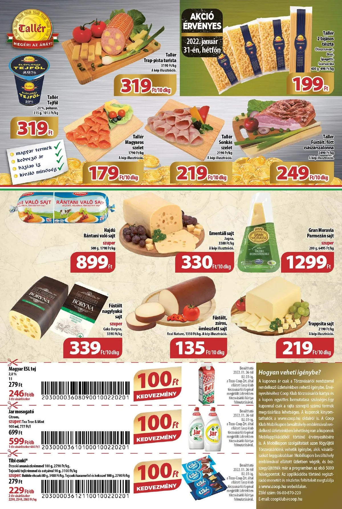 Coop akciós újság Tisza 01.26–02.01 – 4. oldal
