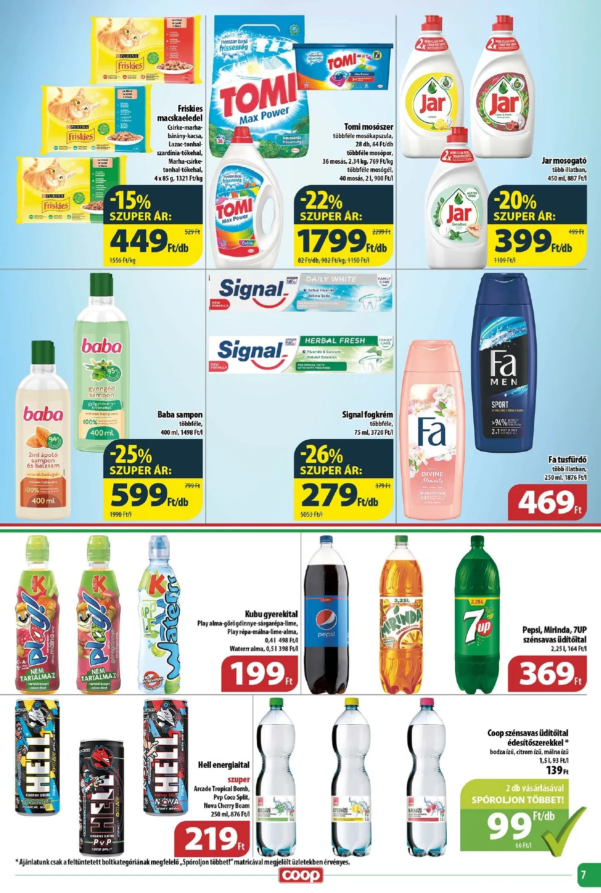 Coop akciós újság Tisza 01.26–02.01 – 7. oldal