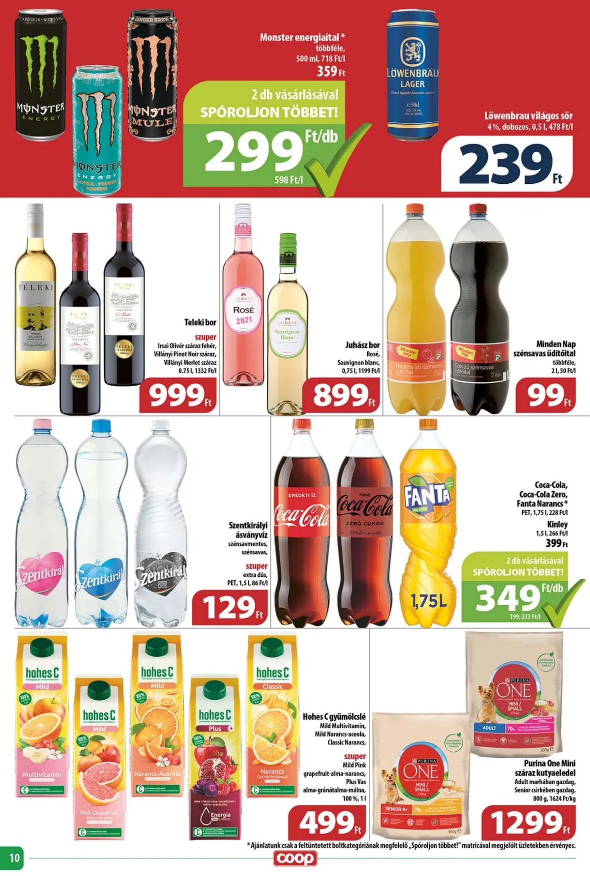 Coop akciós újság Tisza 02.16–02.22 – 10. oldal
