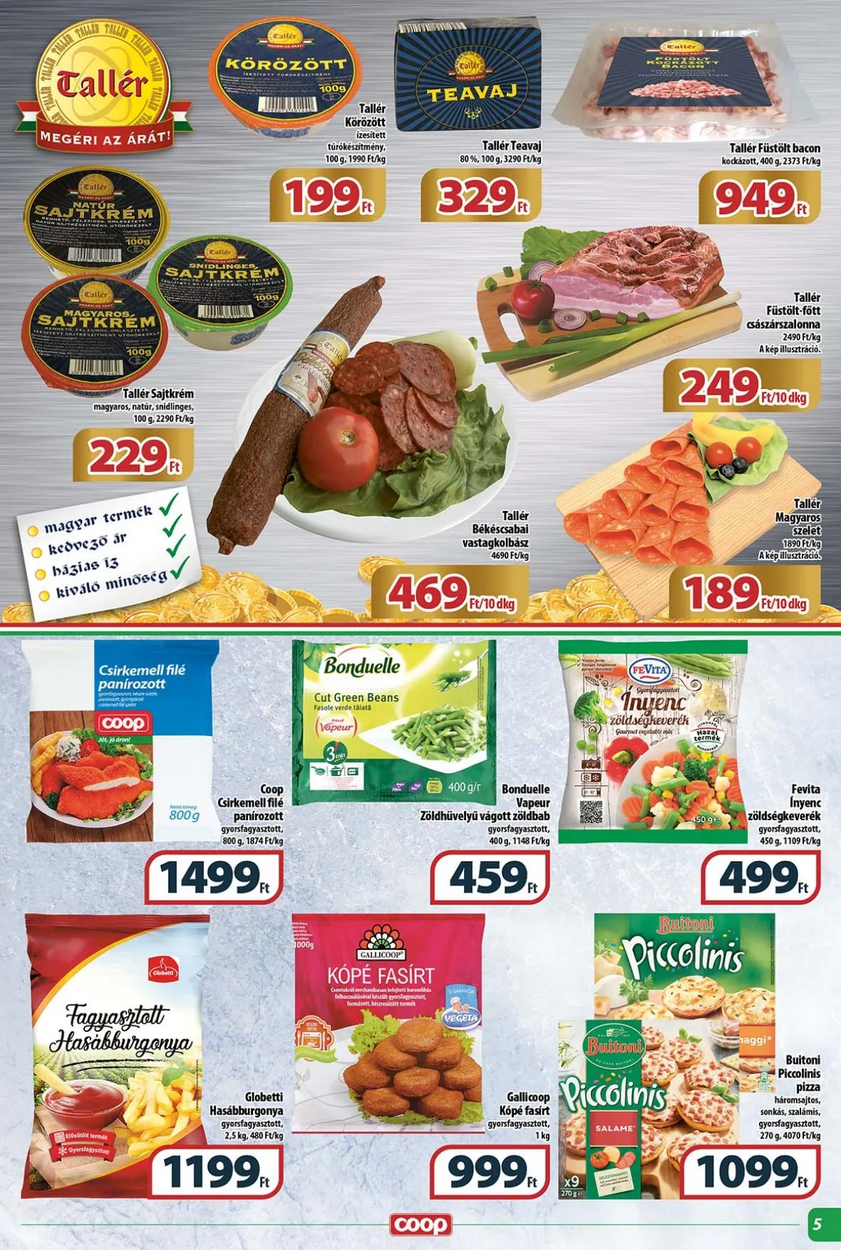 Coop akciós újság Tisza 02.16–02.22 – 5. oldal