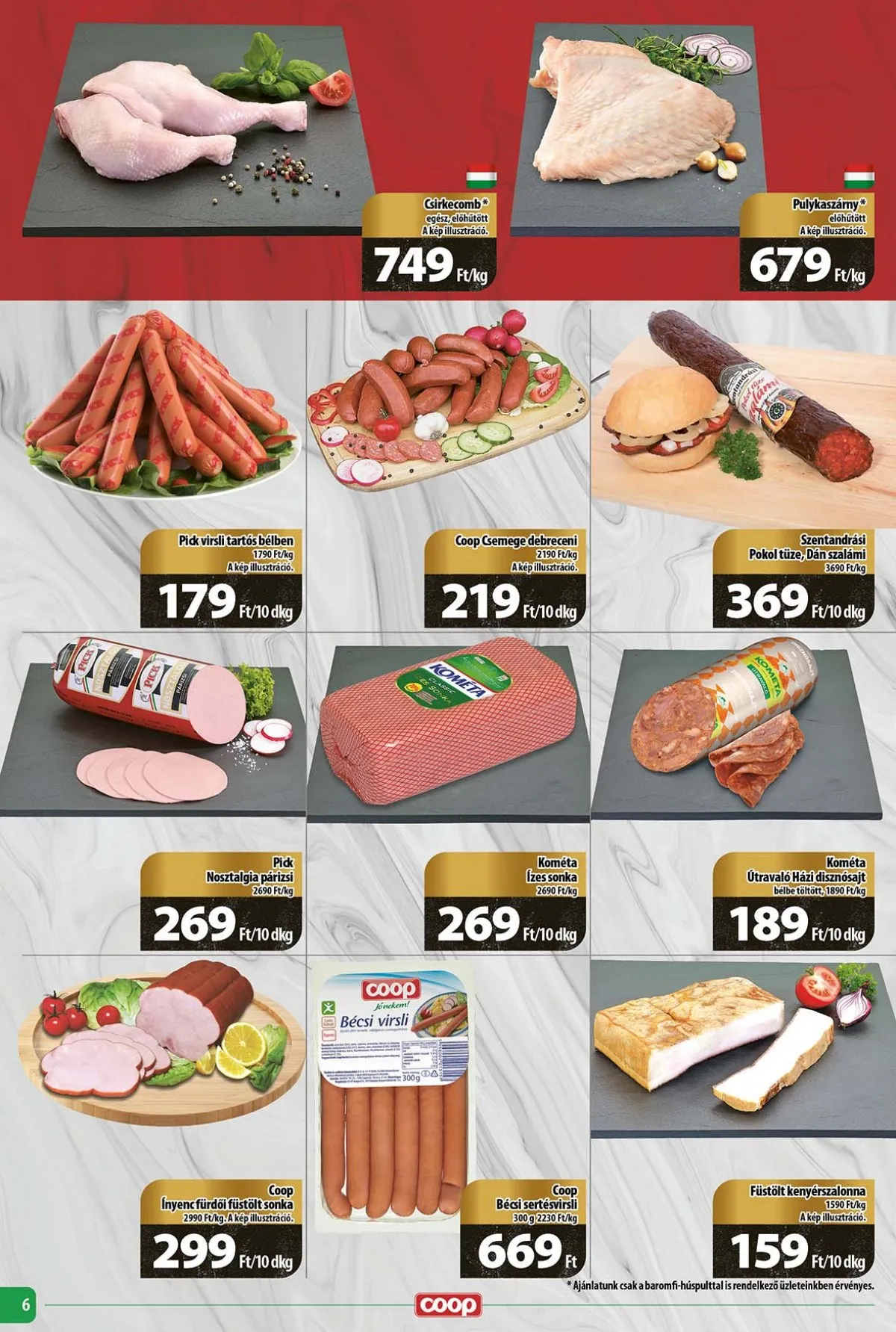 Coop akciós újság Tisza 02.16–02.22 – 6. oldal