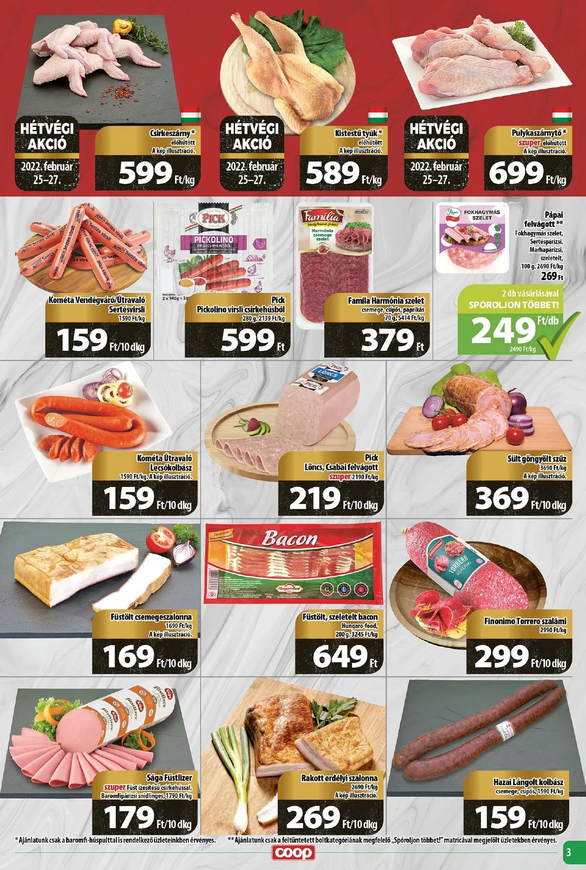 Coop akciós újság Tisza 02.23–03.01 – 3. oldal