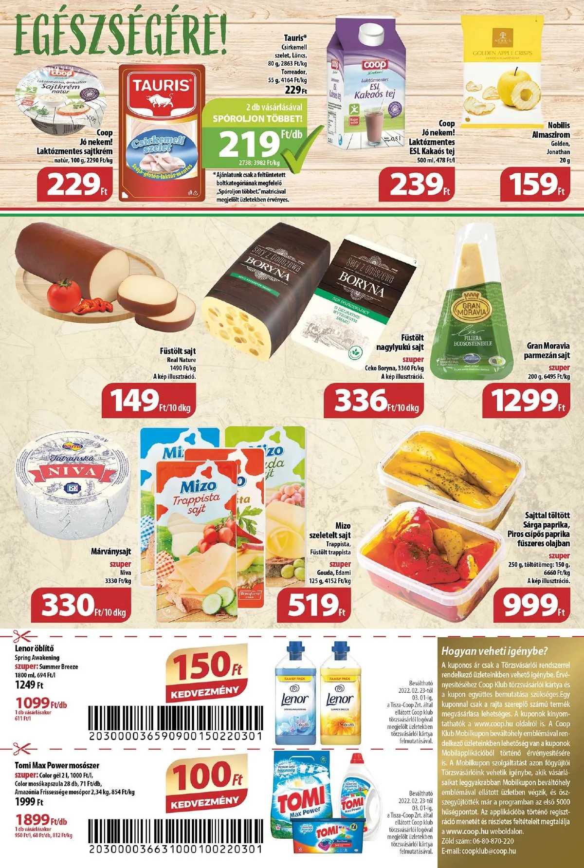 Coop akciós újság Tisza 02.23–03.01 – 4. oldal