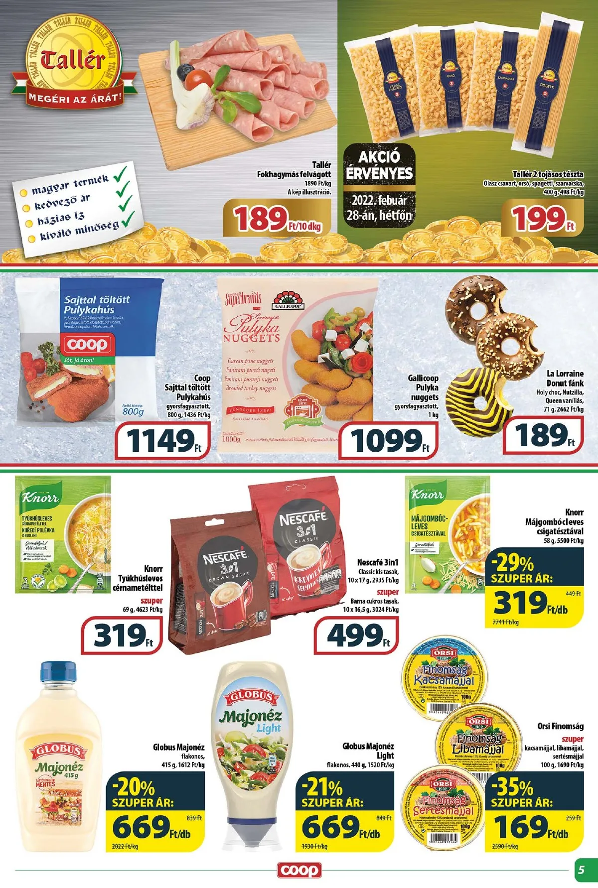 Coop akciós újság Tisza 02.23–03.01 – 5. oldal