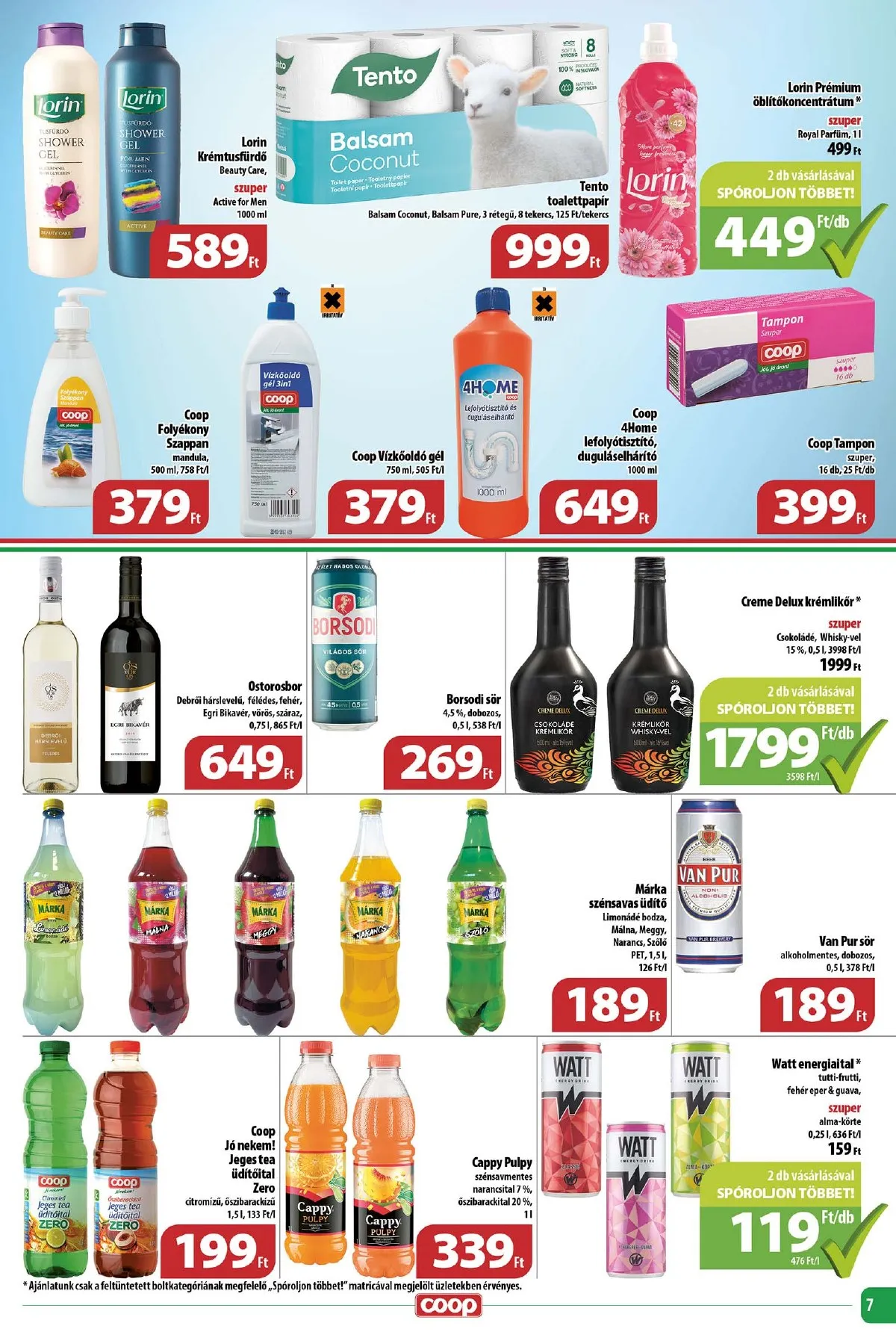 Coop akciós újság Tisza 02.23–03.01 – 7. oldal