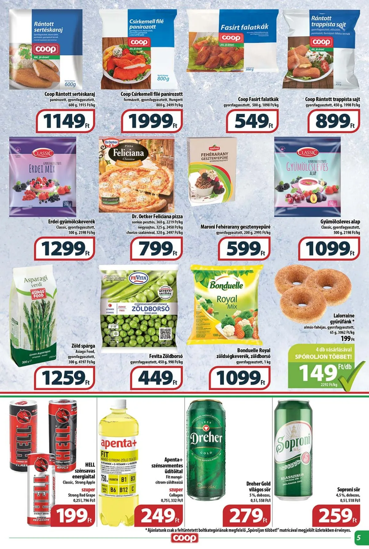 Coop akciós újság Tisza 03.16–03.22 – 5. oldal