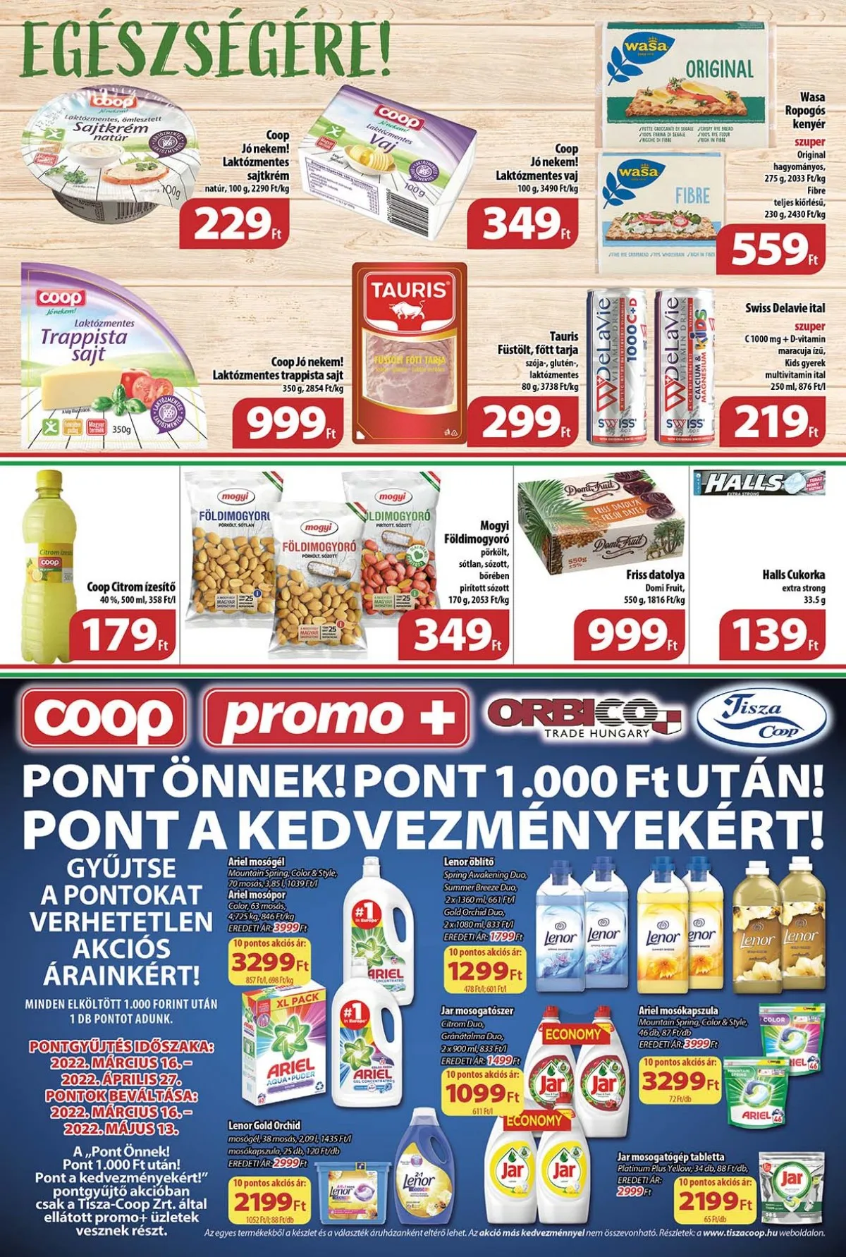 Coop akciós újság Tisza 03.16–03.22 – 6. oldal