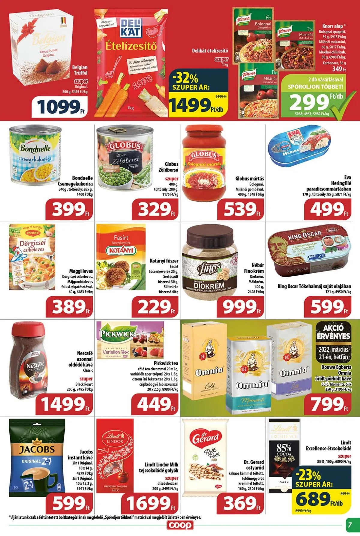 Coop akciós újság Tisza 03.16–03.22 – 7. oldal