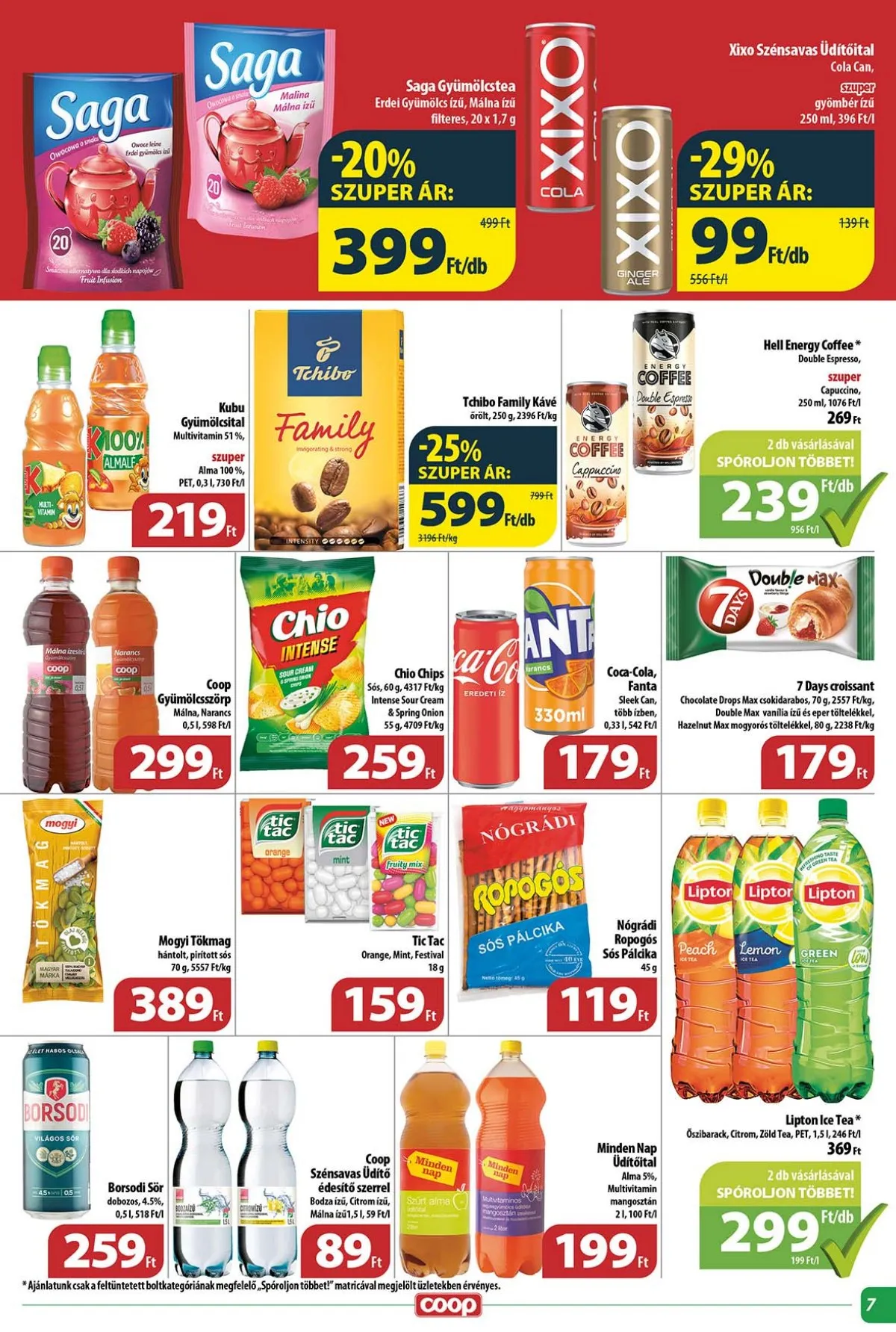 Coop akciós újság Tisza 03.23–03.29 – 7. oldal