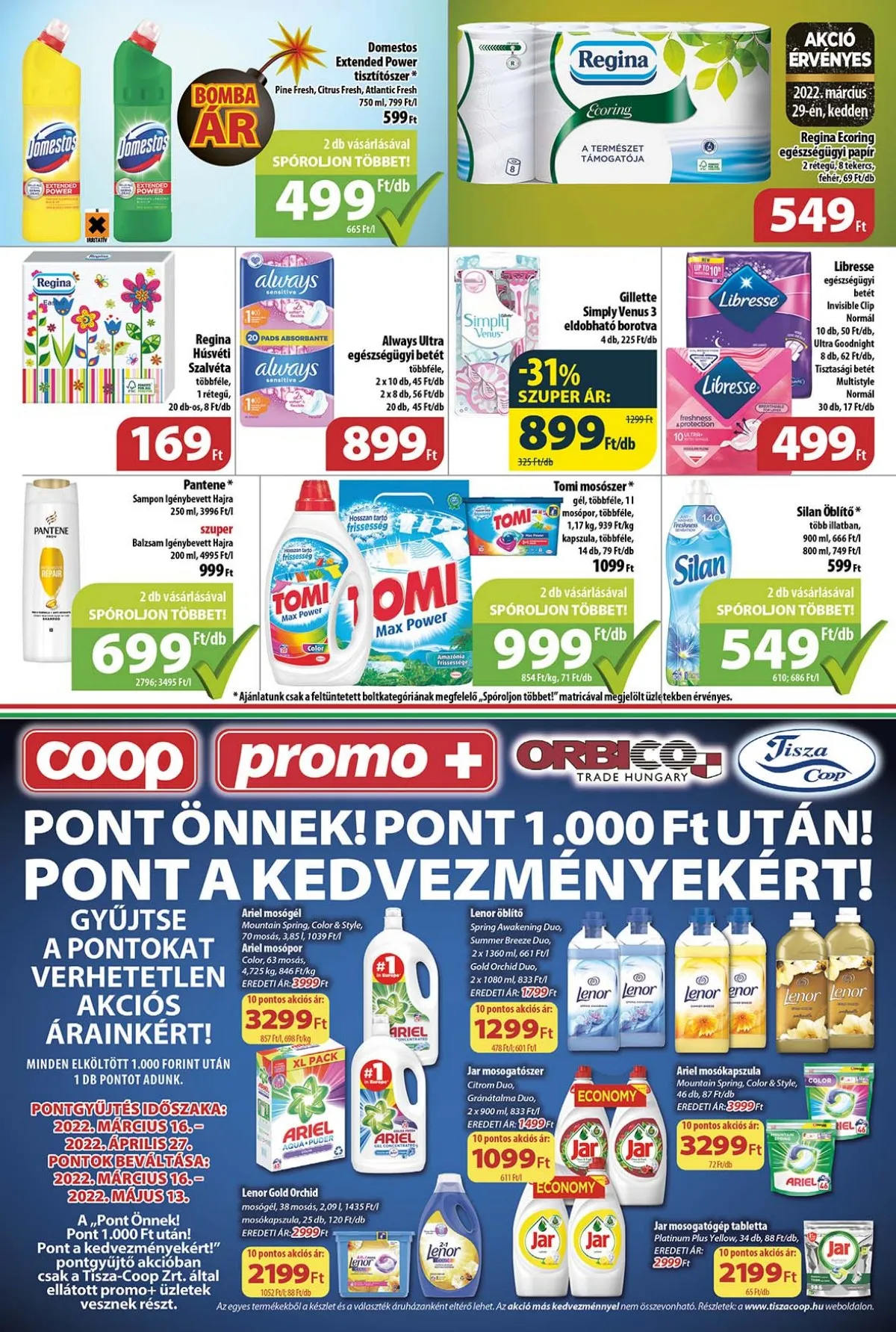 Coop akciós újság Tisza 03.23–03.29 – 8. oldal