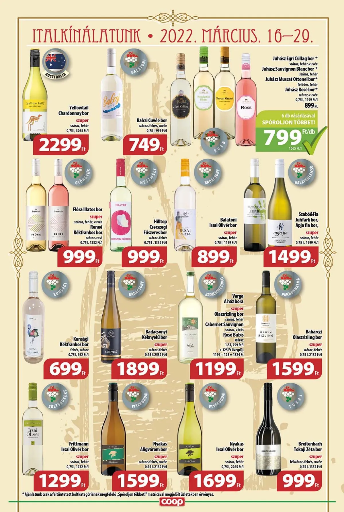 Coop akciós újság Tisza 03.23–03.29 – 9. oldal