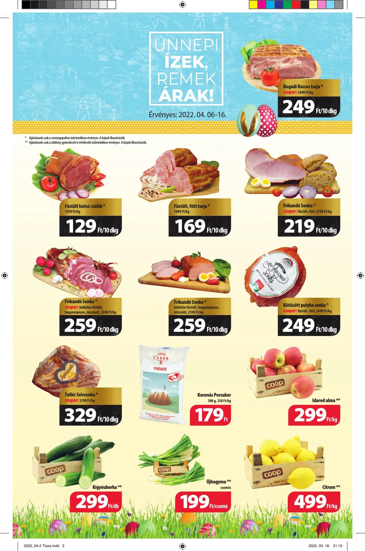 Coop akciós újság Tisza 04.06–04.12 – 3. oldal