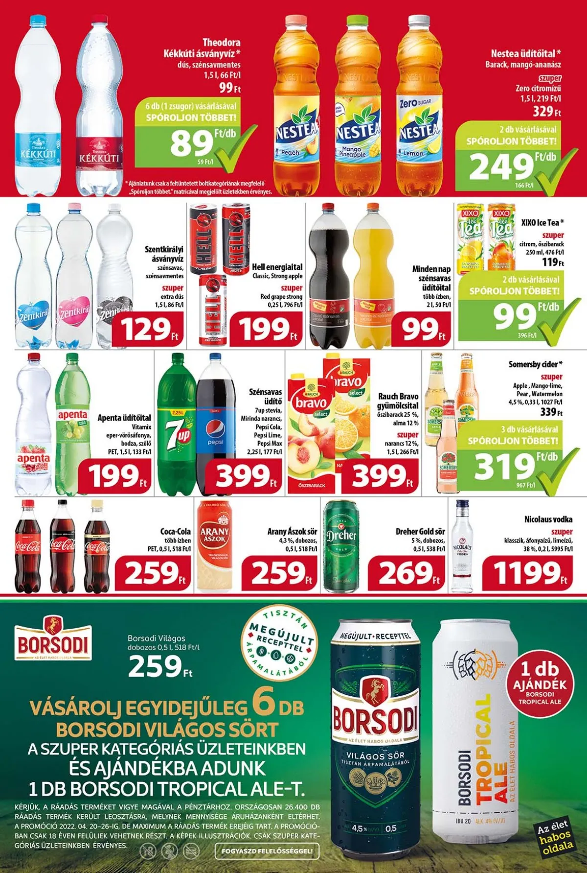 Coop akciós újság Tisza 04.20–04.26 – 10. oldal