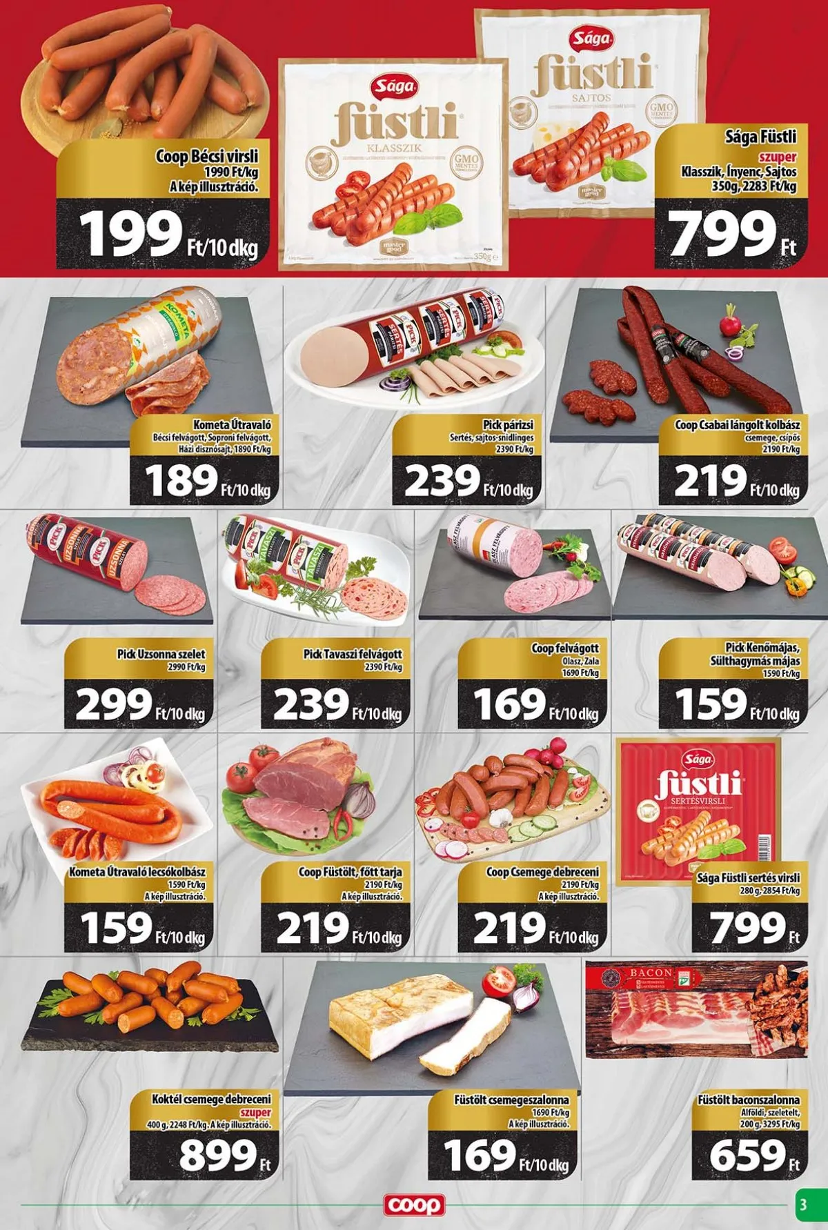 Coop akciós újság Tisza 04.20–04.26 – 3. oldal