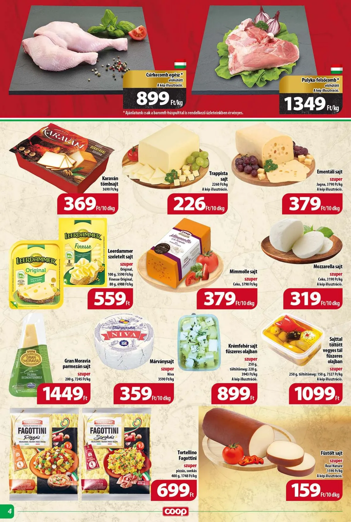 Coop akciós újság Tisza 04.20–04.26 – 4. oldal