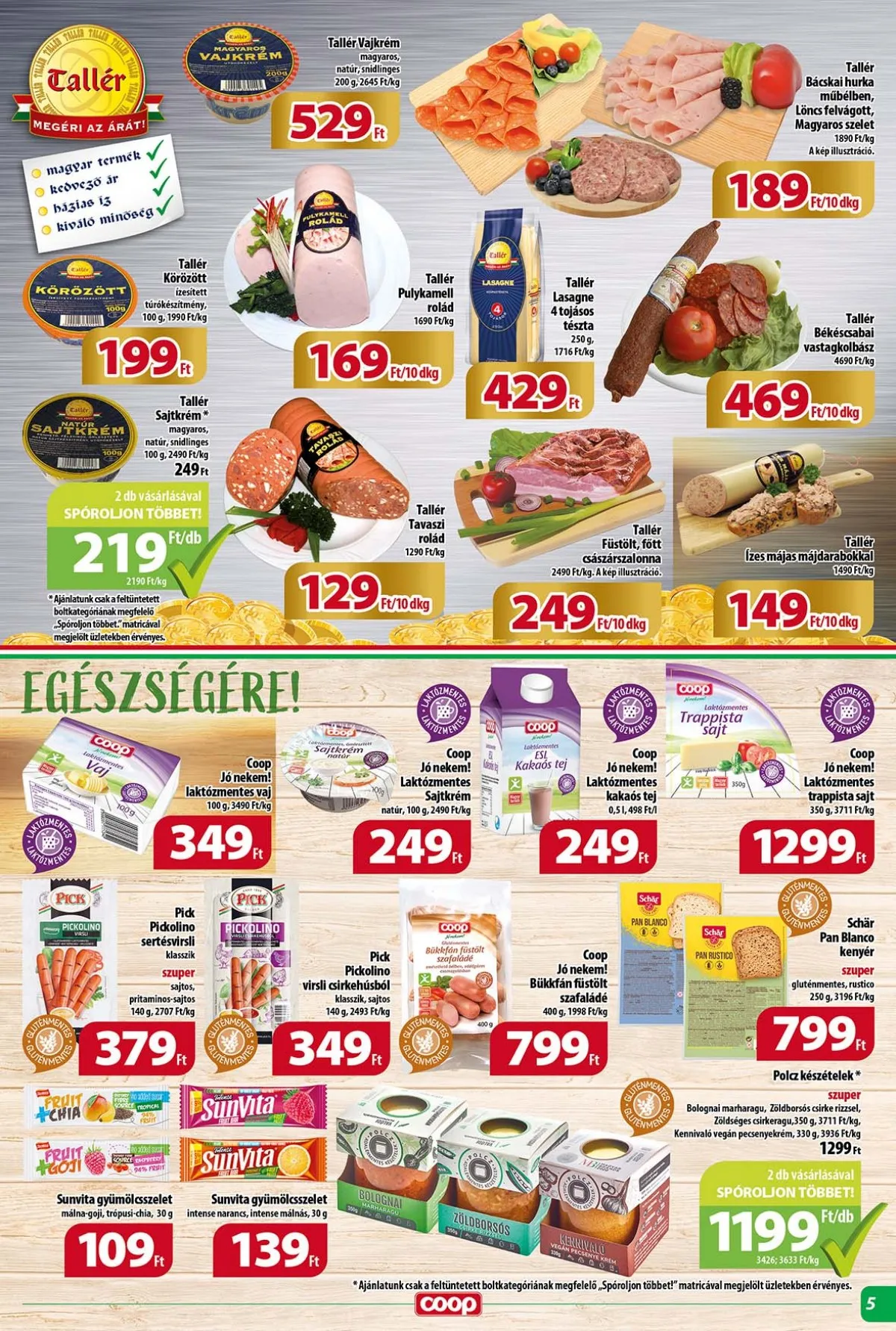 Coop akciós újság Tisza 04.20–04.26 – 5. oldal
