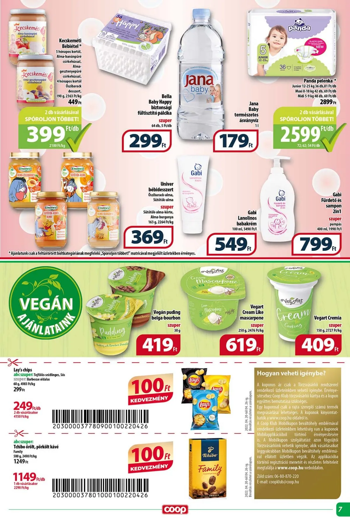 Coop akciós újság Tisza 04.20–04.26 – 7. oldal