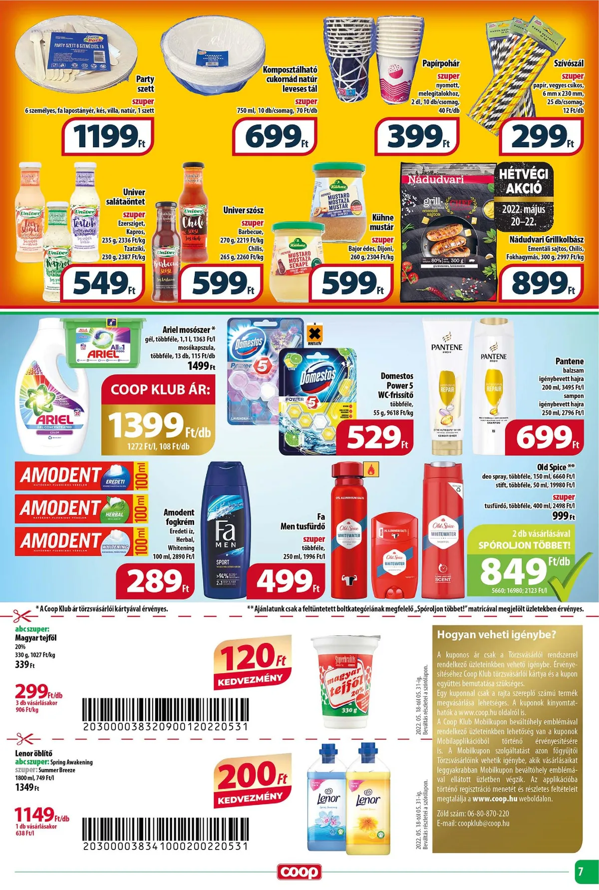 Coop akciós újság Tisza 05.18–05.24 – 7. oldal