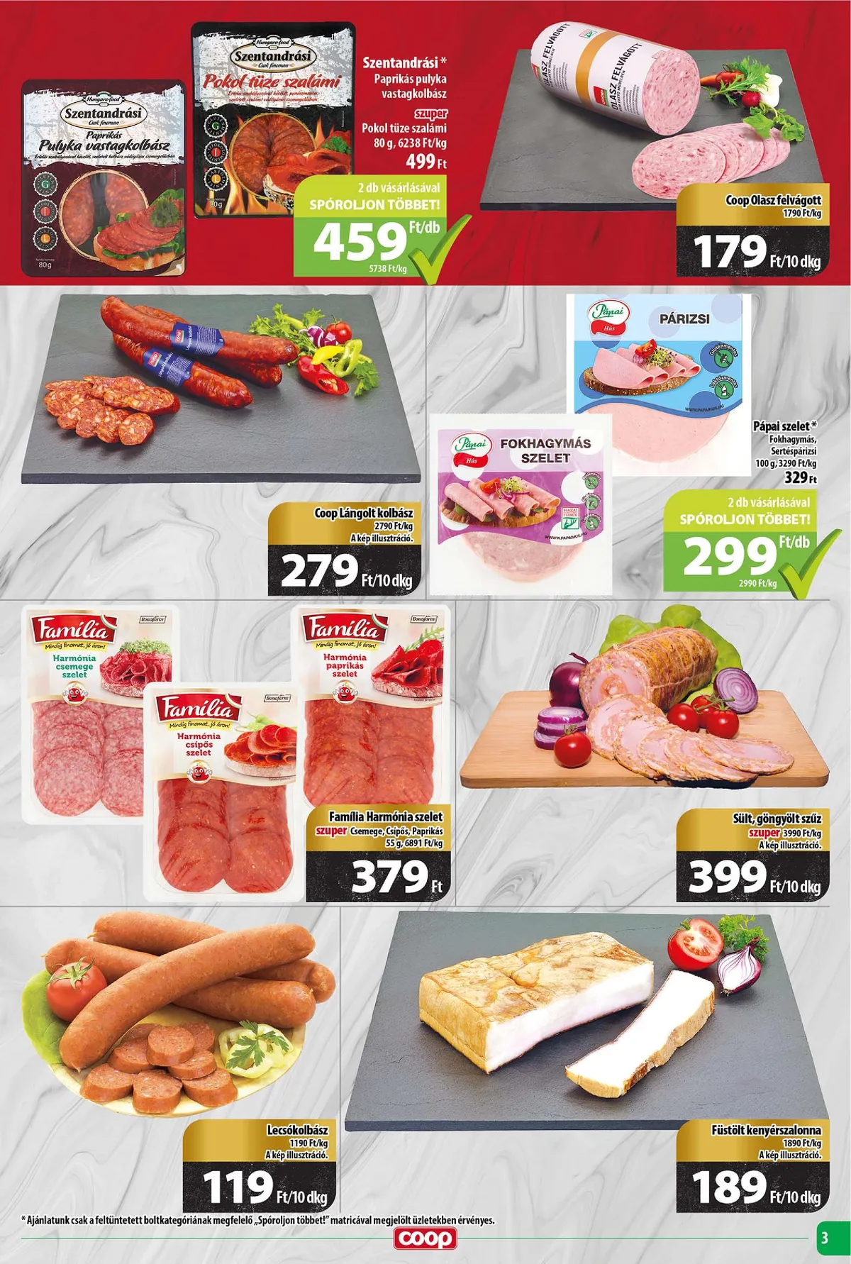 Coop akciós újság Tisza 10.26–10.31 – 3. oldal