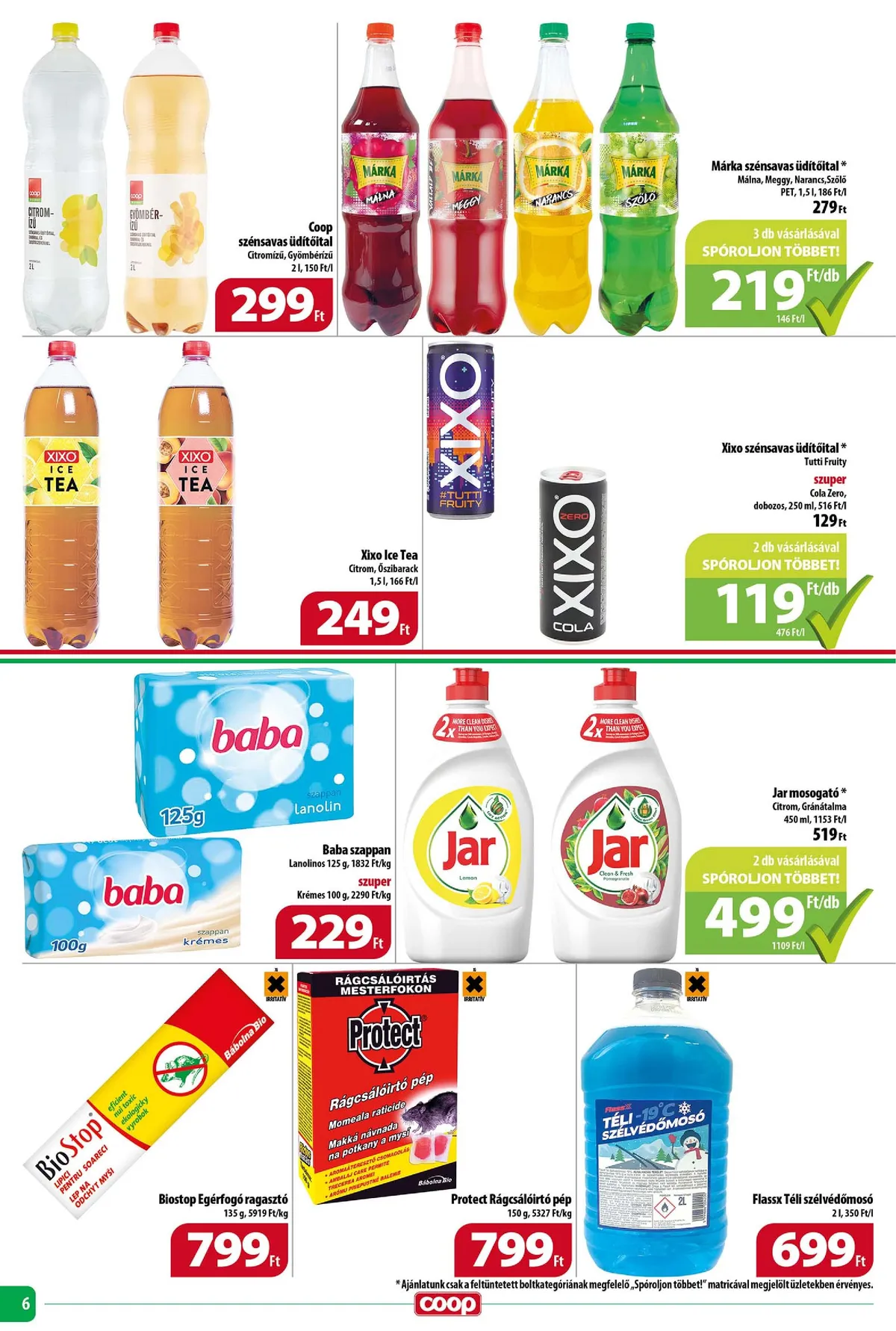 Coop akciós újság Tisza 10.26–10.31 – 6. oldal