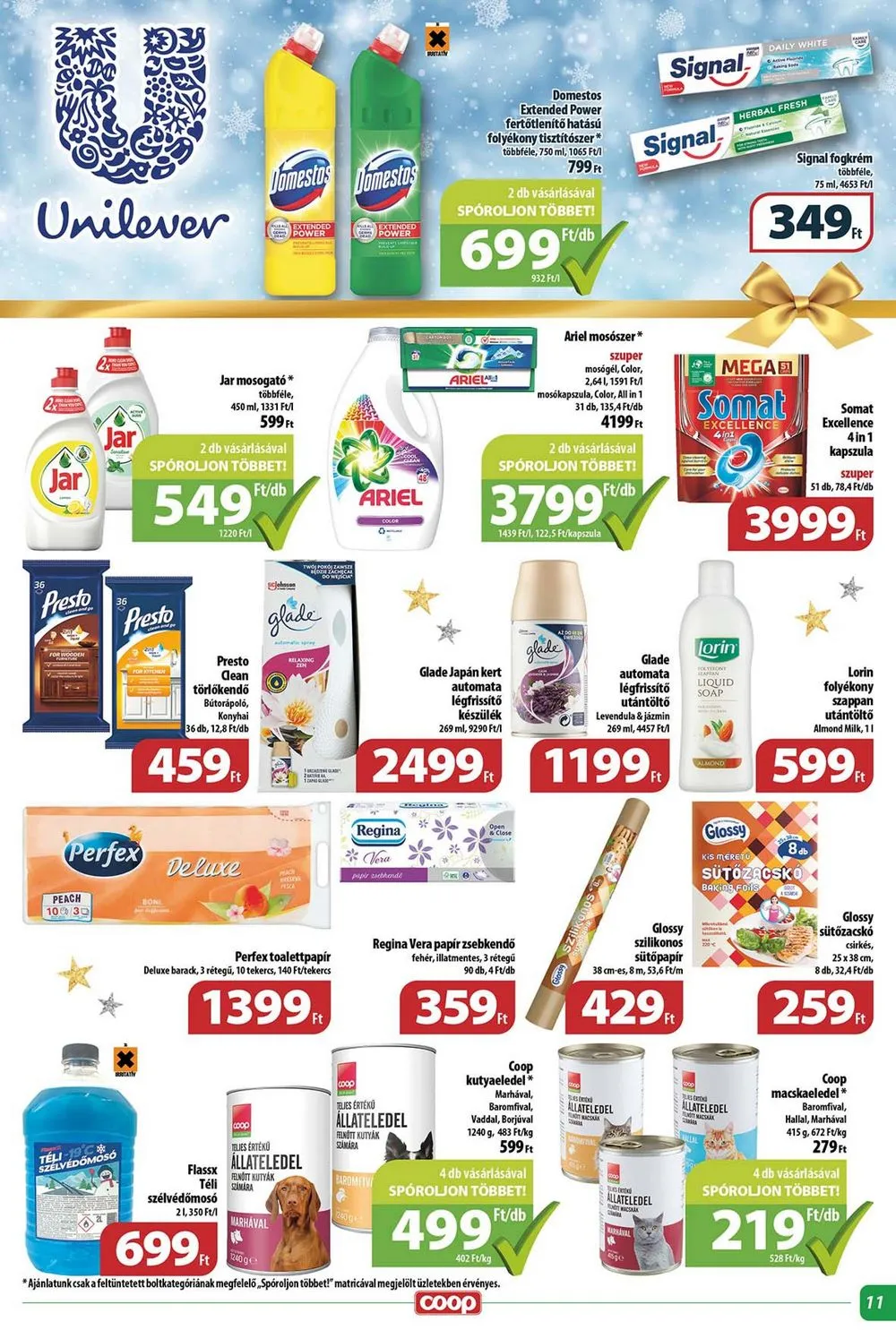 Coop akciós újság Tisza 12.14–12.23 – 11. oldal