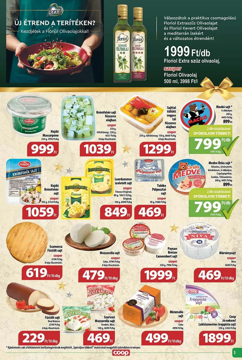 Coop akciós újság Tisza 12.14–12.23 – 3. oldal