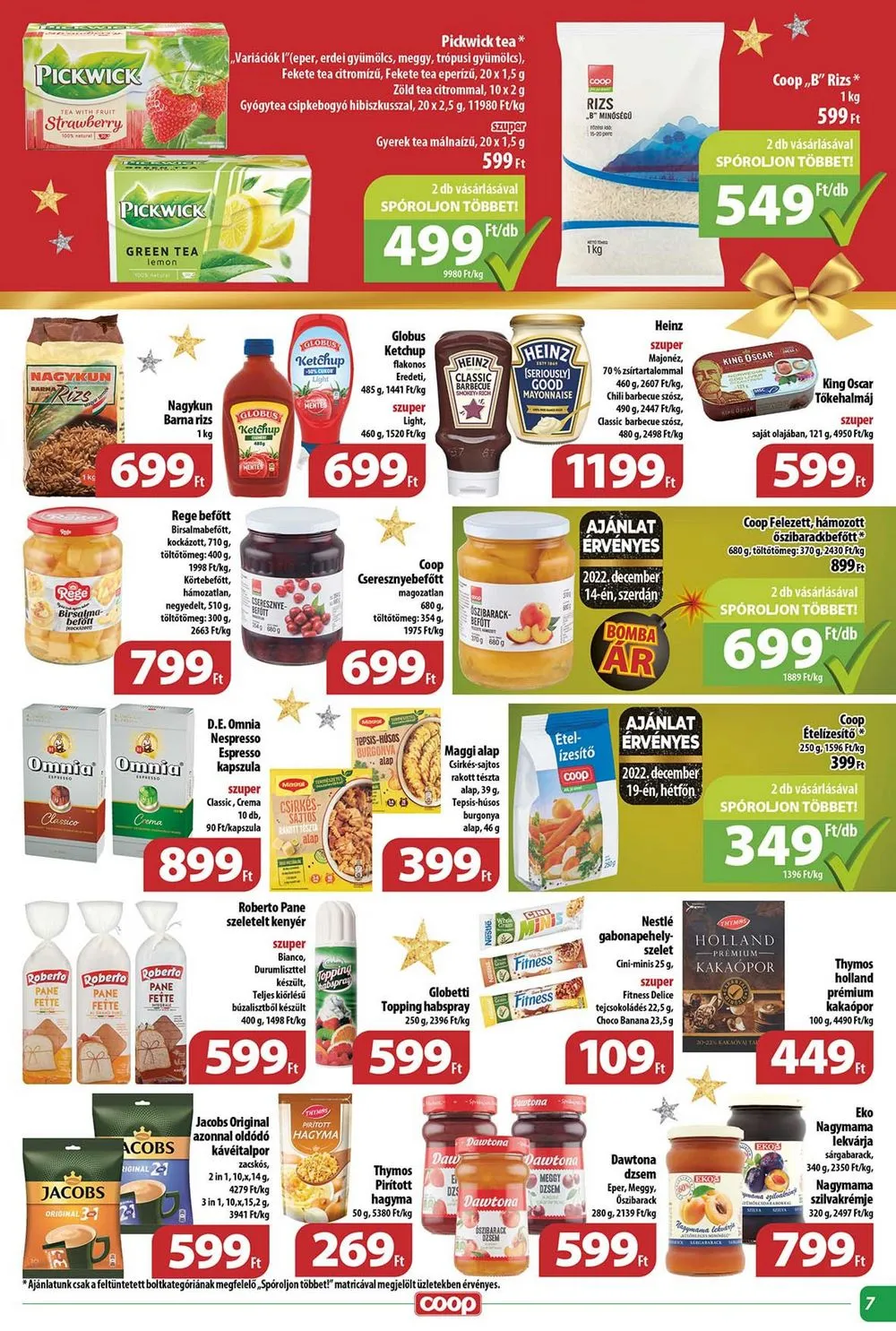 Coop akciós újság Tisza 12.14–12.23 – 7. oldal