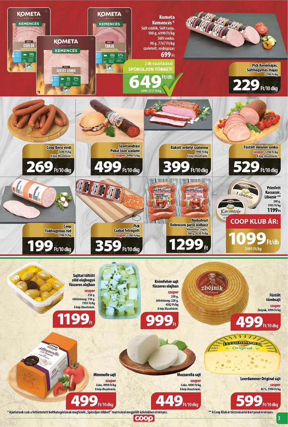 Coop akciós újság Tisza 04.19–04.25 – 3. oldal