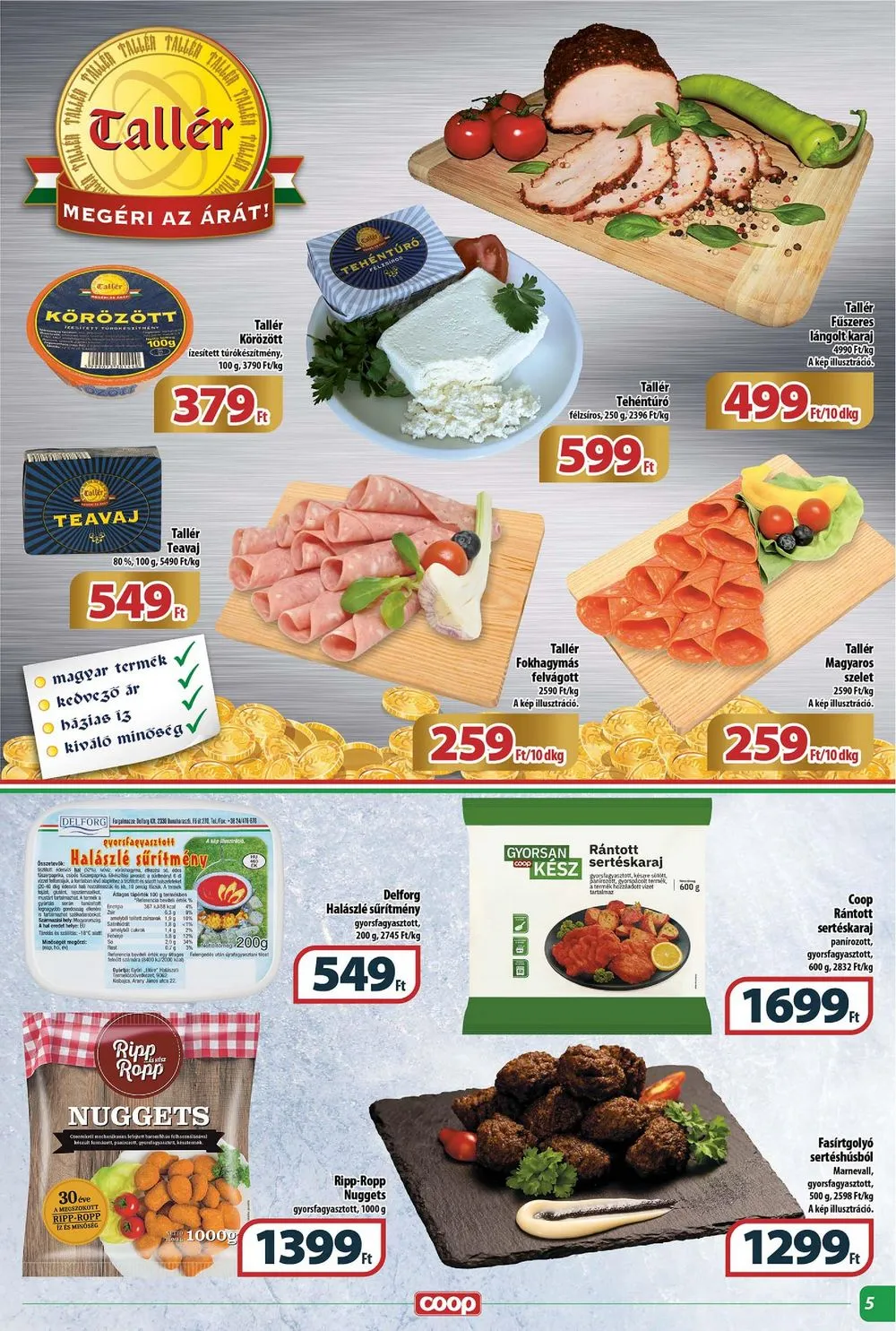 Coop akciós újság Tisza 04.26–05.02 – 5. oldal