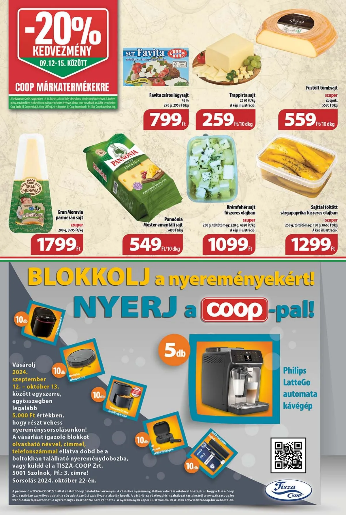 Coop akciós újság Tisza 09.12–09.18 – 4. oldal