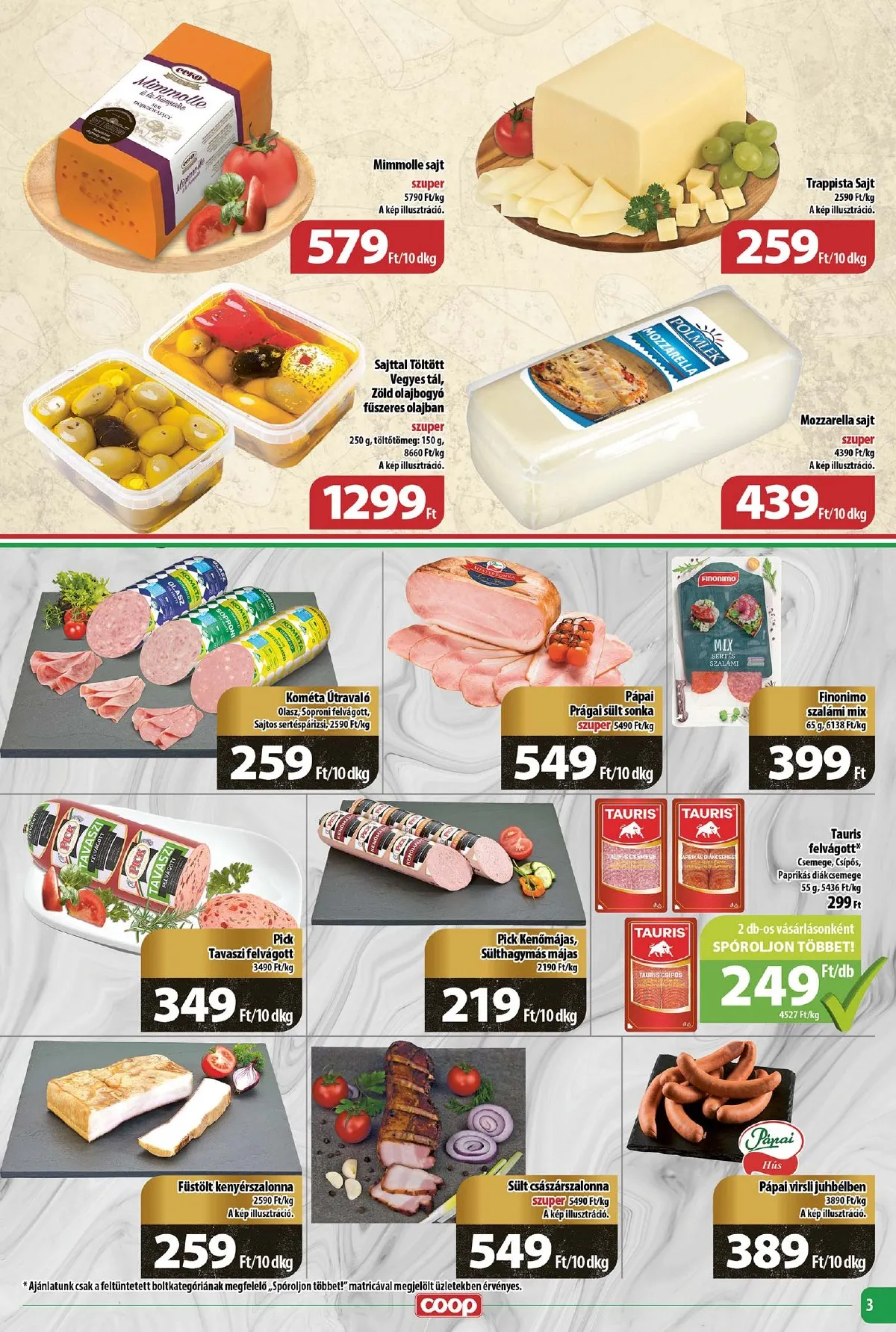 Coop akciós újság Tisza 09.19–09.25 – 3. oldal