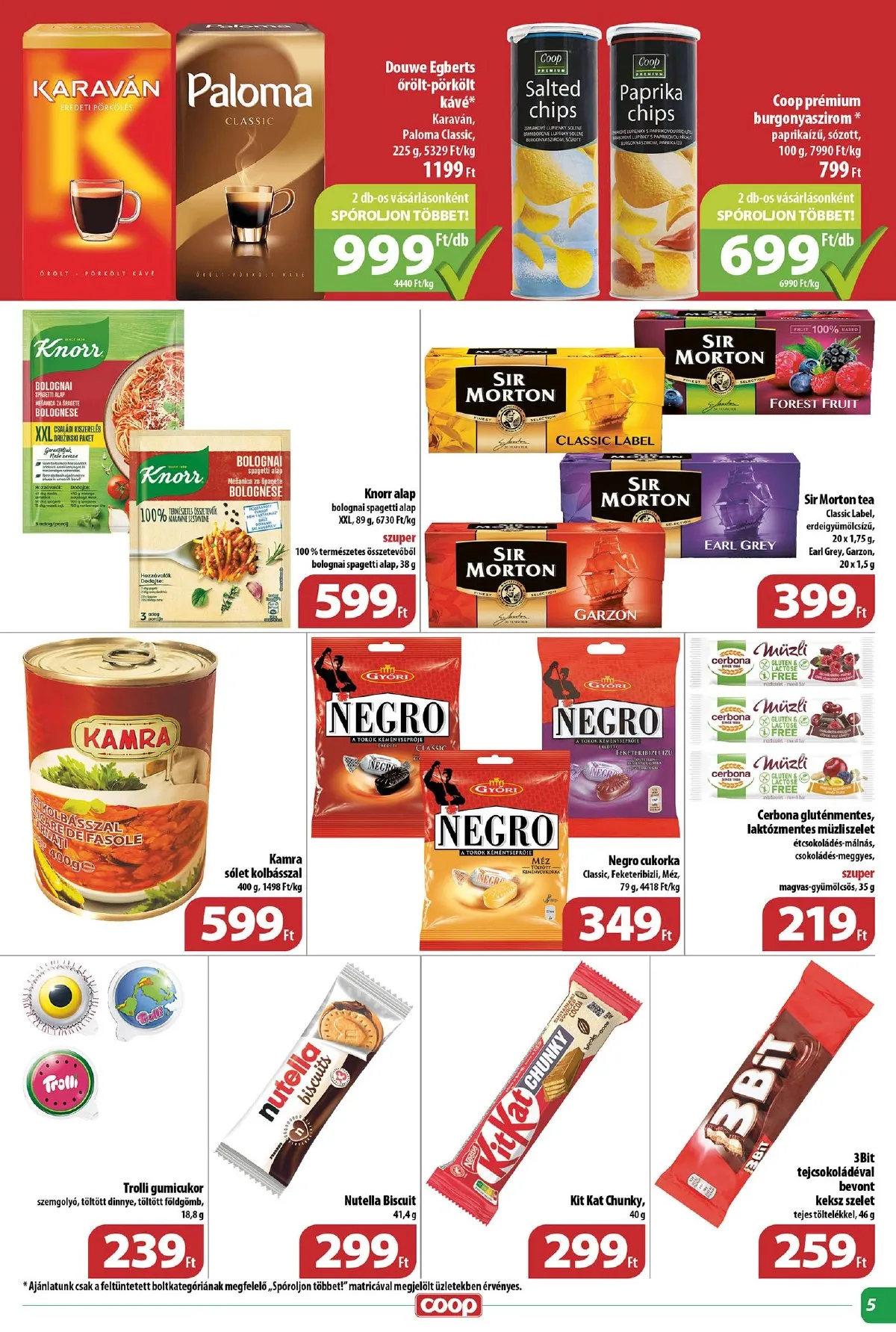 Coop akciós újság Tisza 09.26–10.02 – 5. oldal