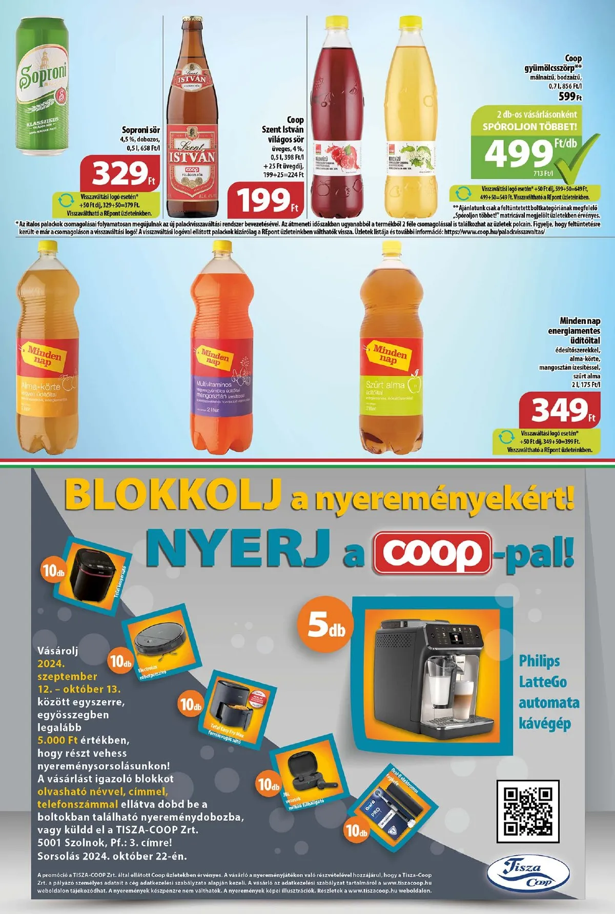 Coop akciós újság Tisza 09.26–10.02 – 6. oldal