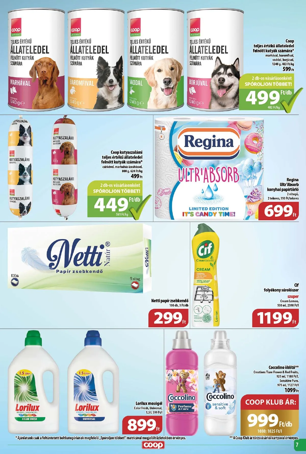 Coop akciós újság Tisza 09.26–10.02 – 7. oldal
