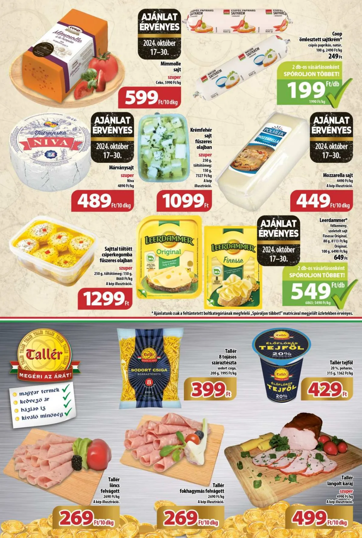 Coop akciós újság Tisza 10.17–10.22 – 3. oldal