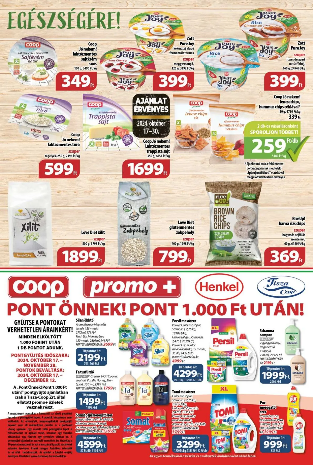 Coop akciós újság Tisza 10.17–10.22 – 5. oldal
