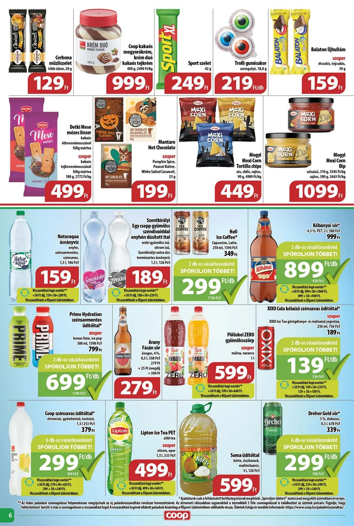 Coop akciós újság Tisza 10.24–10.30 – 6. oldal
