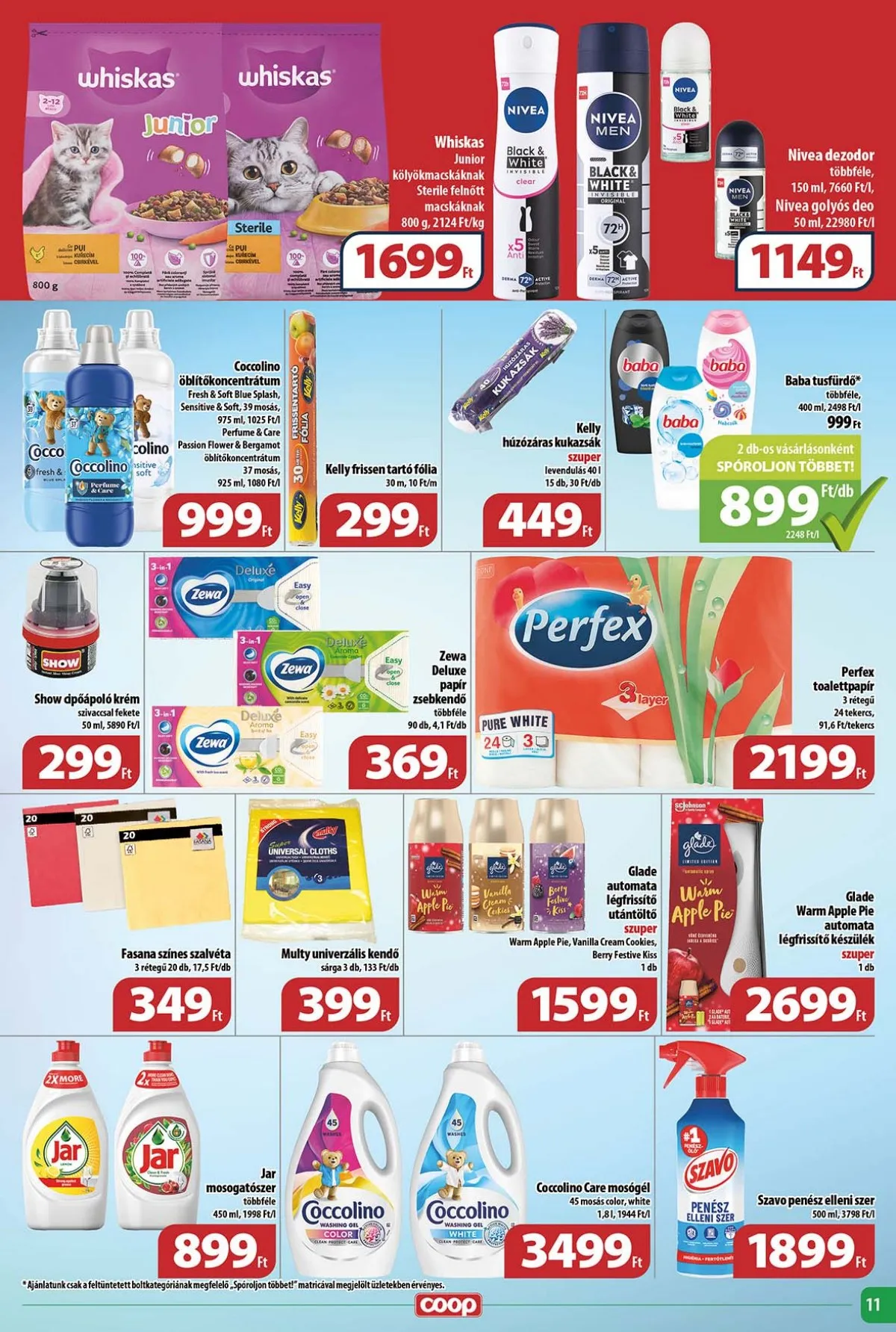 Coop akciós újság Tisza 11.14–11.20 – 11. oldal