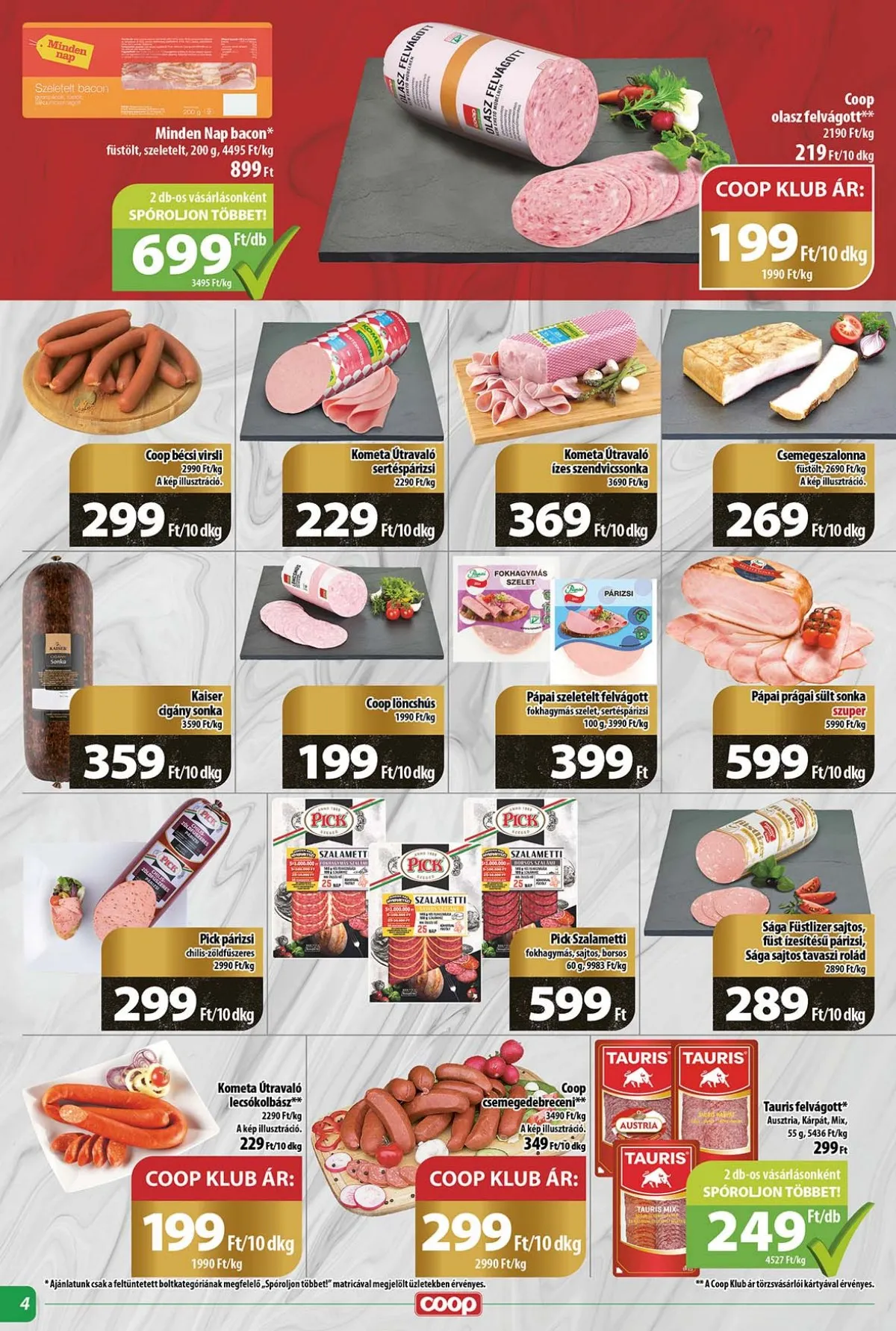 Coop akciós újság Tisza 11.14–11.20 – 4. oldal