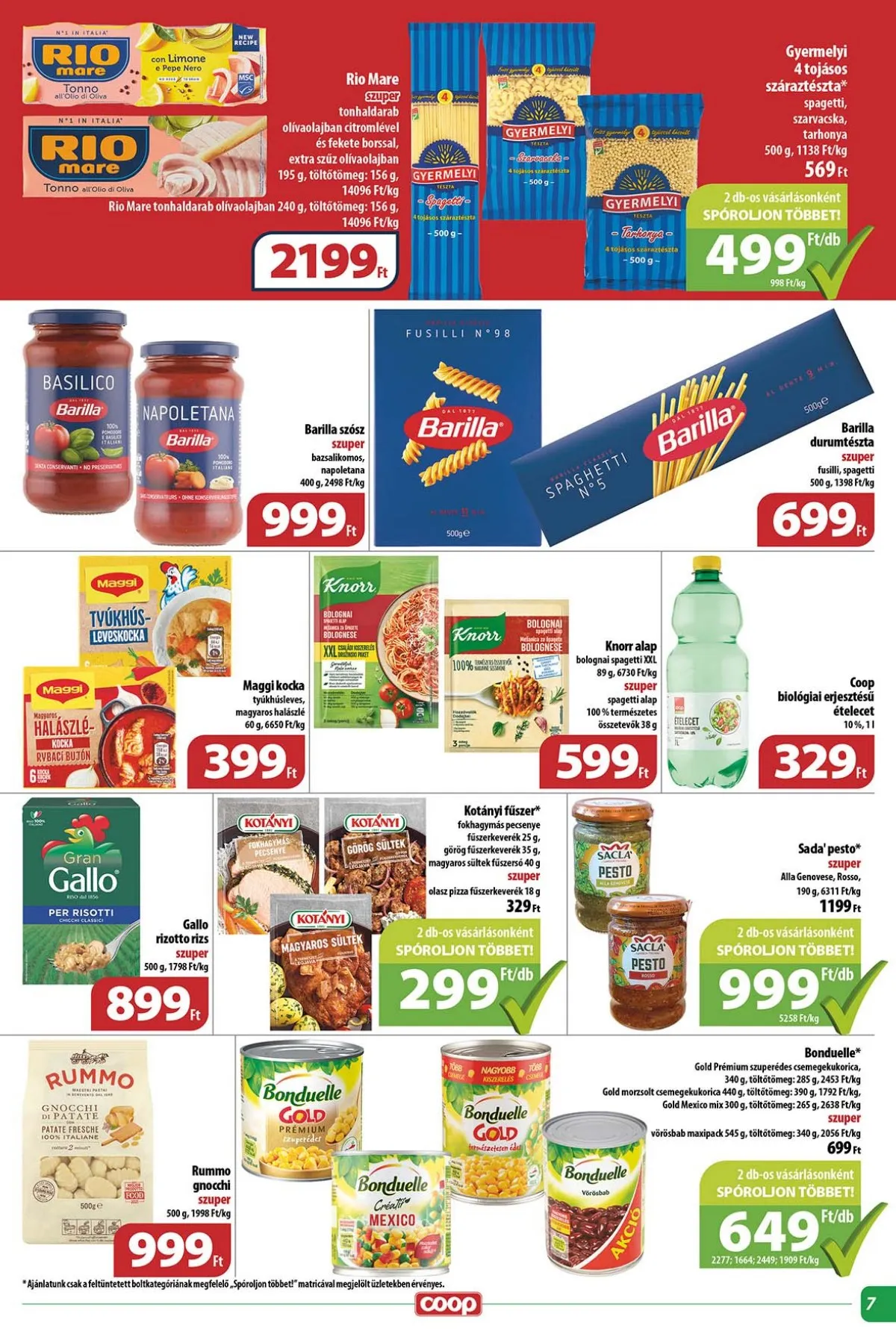 Coop akciós újság Tisza 11.14–11.20 – 7. oldal