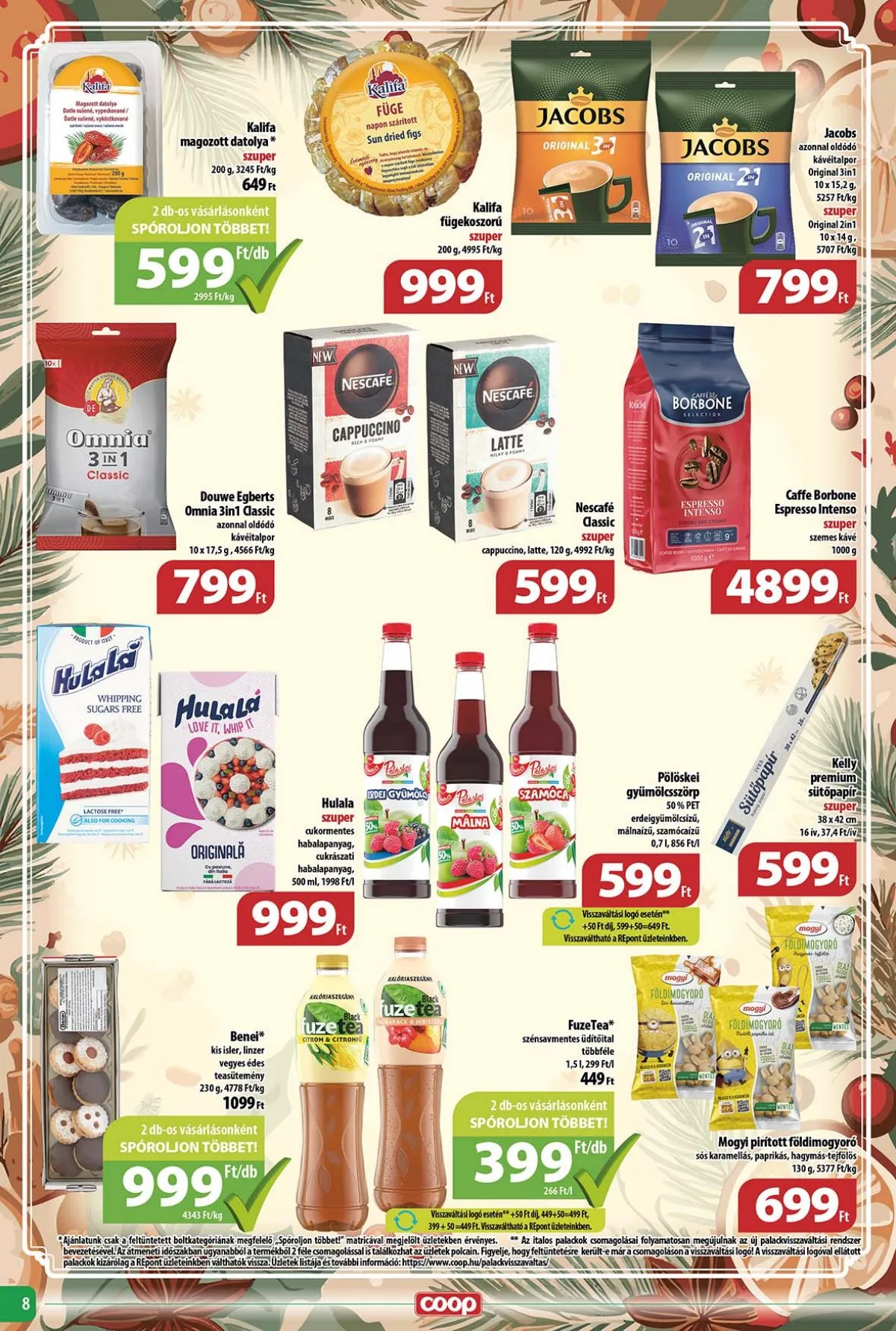 Coop akciós újság Tisza 11.14–11.20 – 8. oldal