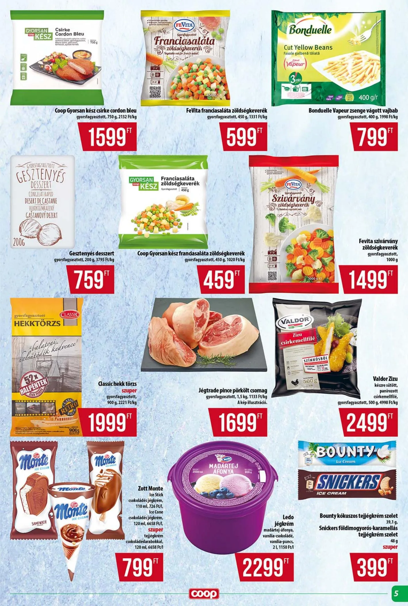 Coop akciós újság Tisza 07.17–07.23 – 5. oldal