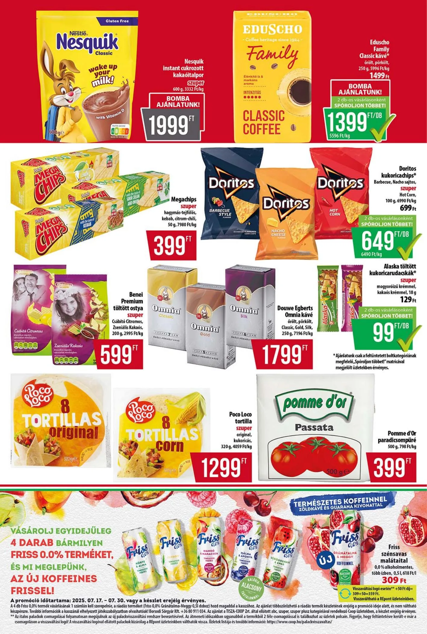 Coop akciós újság Tisza 07.17–07.23 – 8. oldal