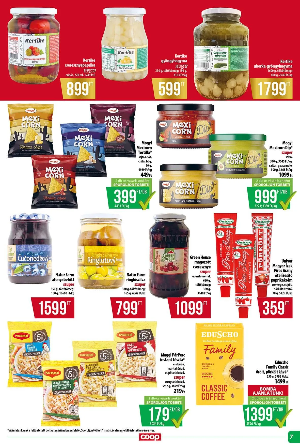 Coop akciós újság Tisza 08.14–08.19 – 10. oldal